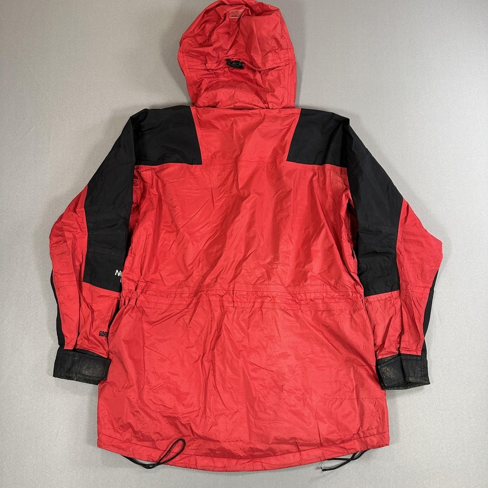 The North Face Jacket Womens Medium Red Black Gore-Tex Hooded Ski Rain Shell - Picture 6 of 6